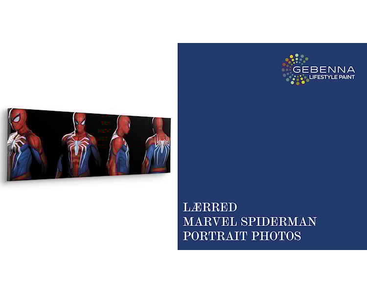 Lærred Marvel Spider Man Portrait Photos